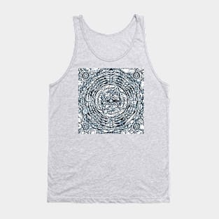 Mandala Blue Tank Top